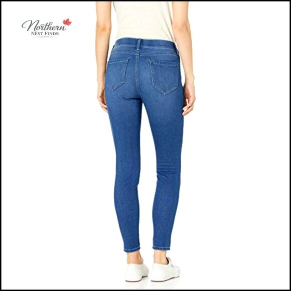 Plus Size Pull-on Knit Jeggings Skinny Fit Stretch Denim - Picture 2 of 5